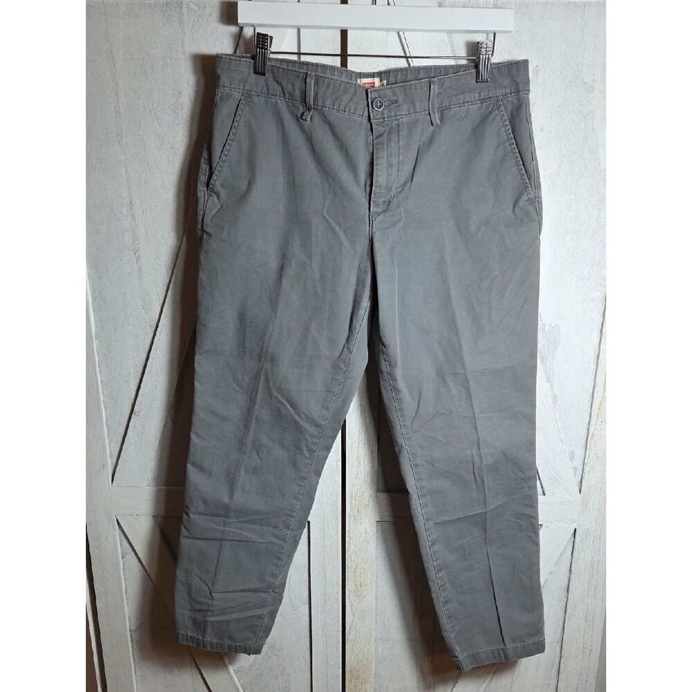 Levi's 100% Cotton Gray Khaki Pants Size 29